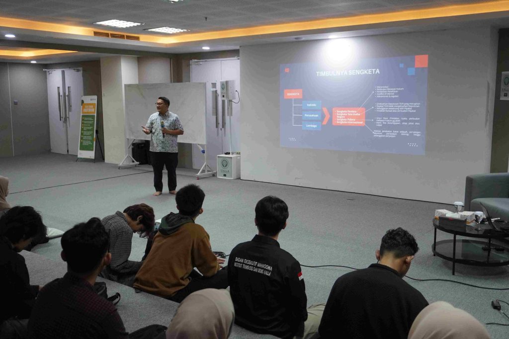 Kuliah Tamu Kalla Institute - Pengenalan & Metode Penyelesaian Sengketa